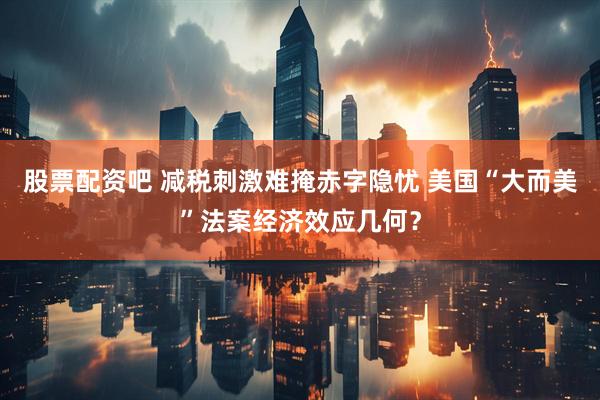 股票配资吧 减税刺激难掩赤字隐忧 美国“大而美”法案经济效应几何？